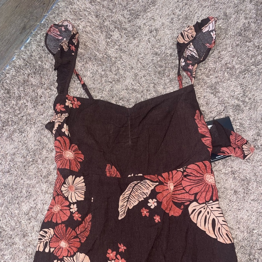 Floral Volcom Mini Sundress
